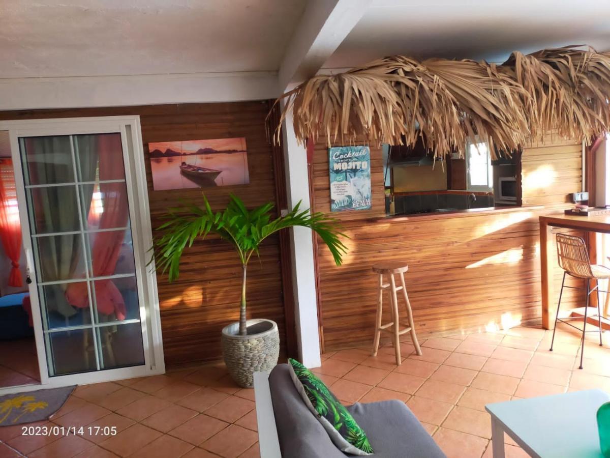 Douceur Des Hauteurs Bas De Villa, Piscine Privee Sainte-Luce Bagian luar foto