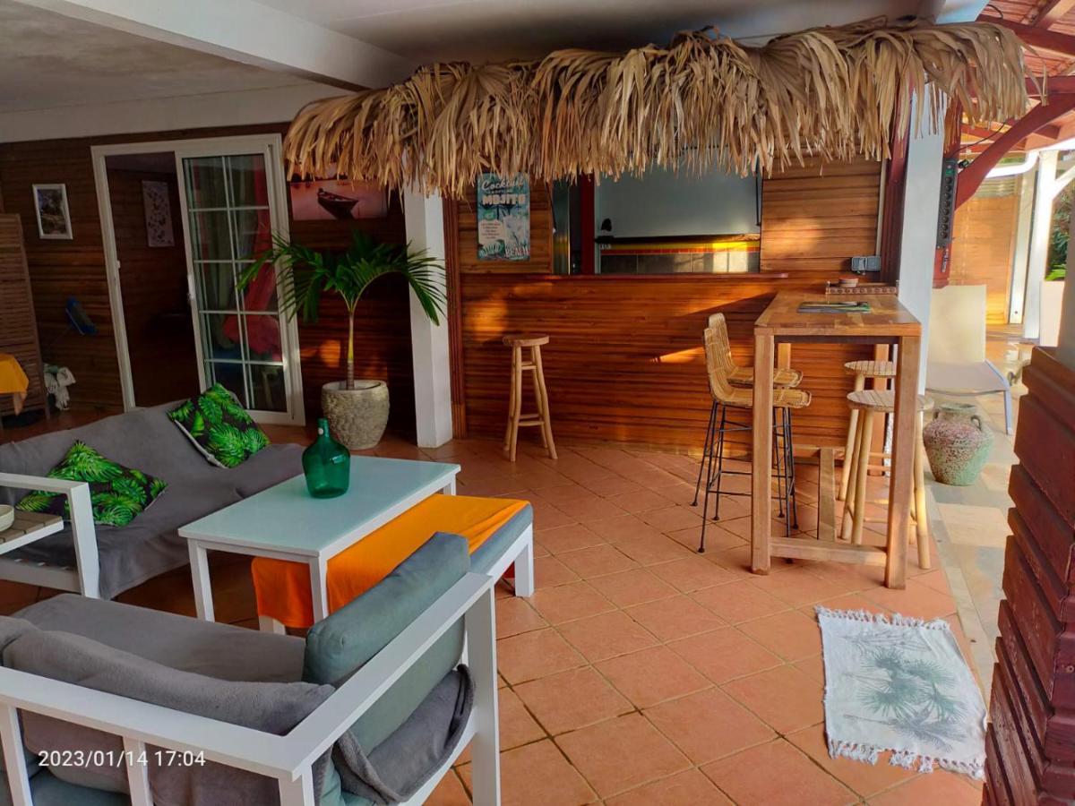 Douceur Des Hauteurs Bas De Villa, Piscine Privee Sainte-Luce Bagian luar foto
