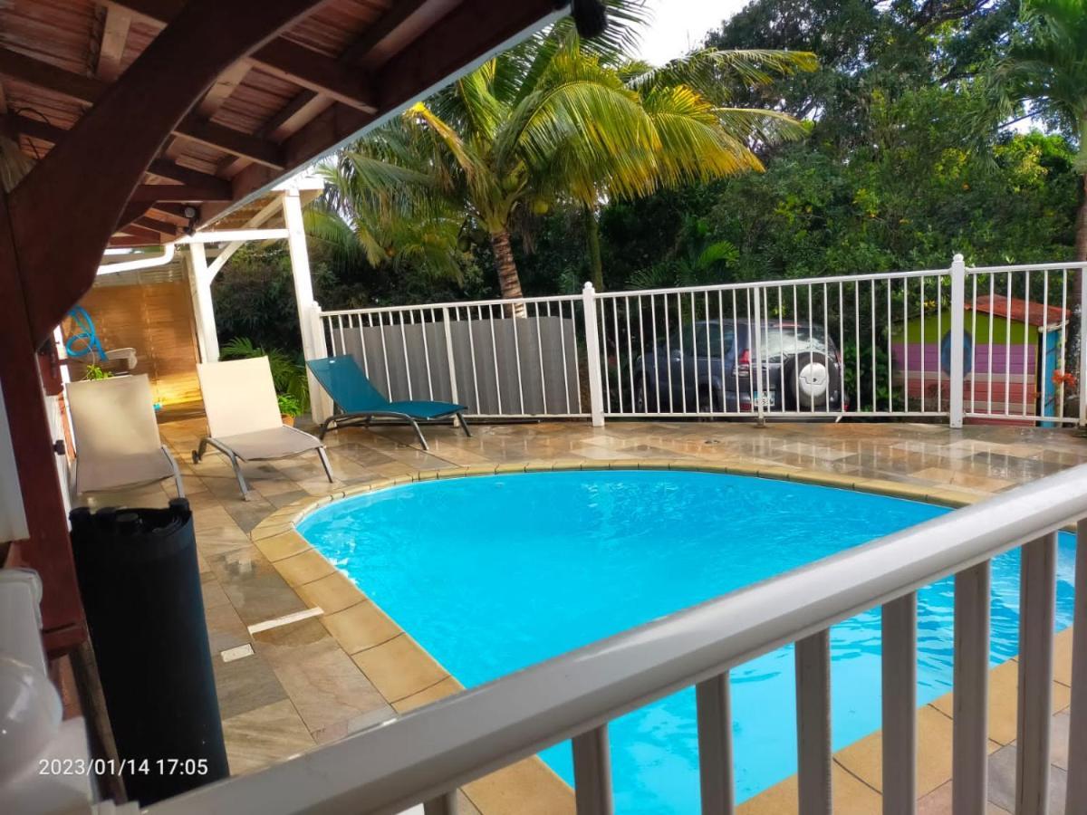 Douceur Des Hauteurs Bas De Villa, Piscine Privee Sainte-Luce Bagian luar foto