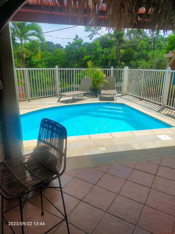 Douceur Des Hauteurs Bas De Villa, Piscine Privee Sainte-Luce Bagian luar foto