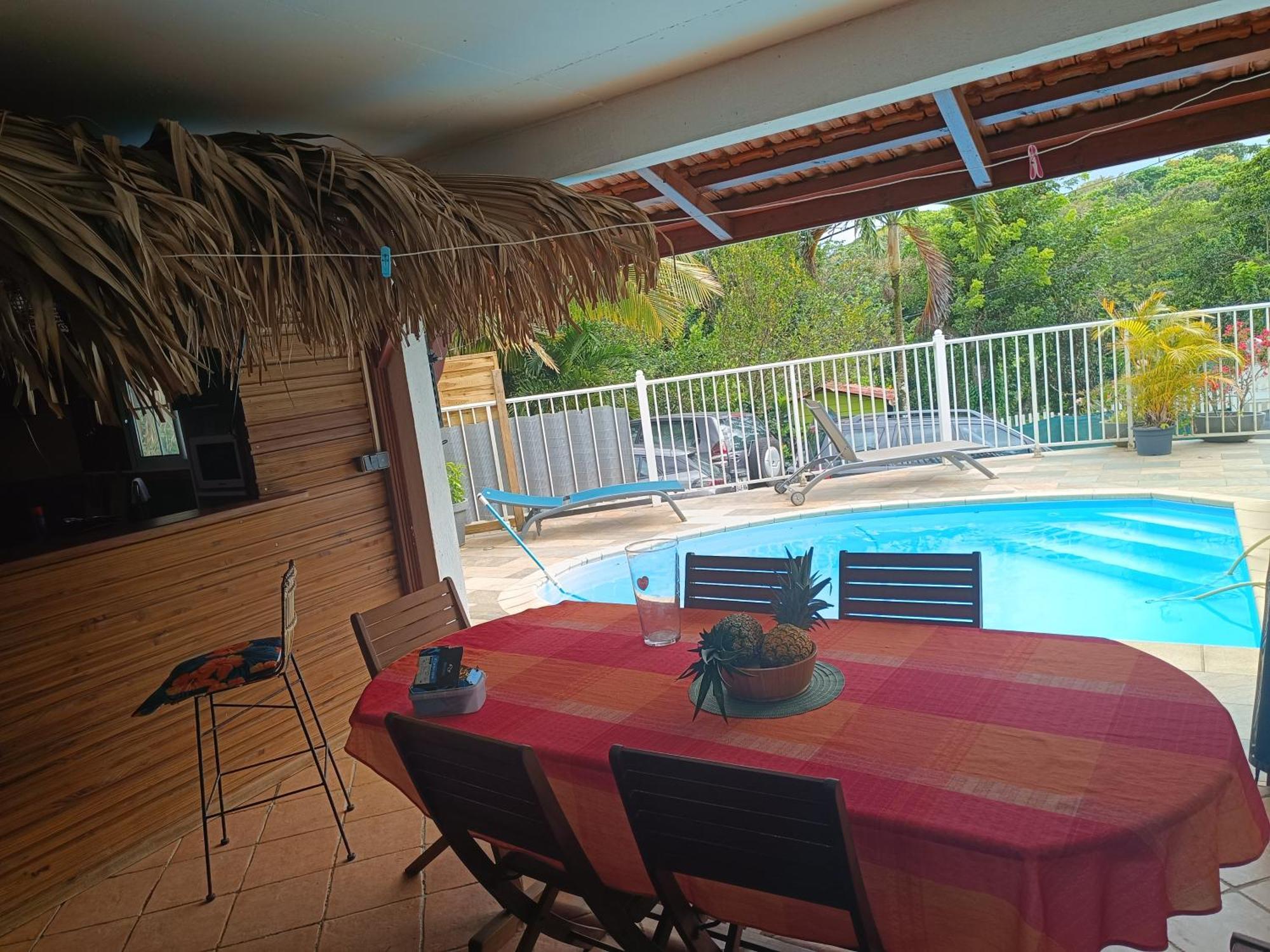 Douceur Des Hauteurs Bas De Villa, Piscine Privee Sainte-Luce Bagian luar foto