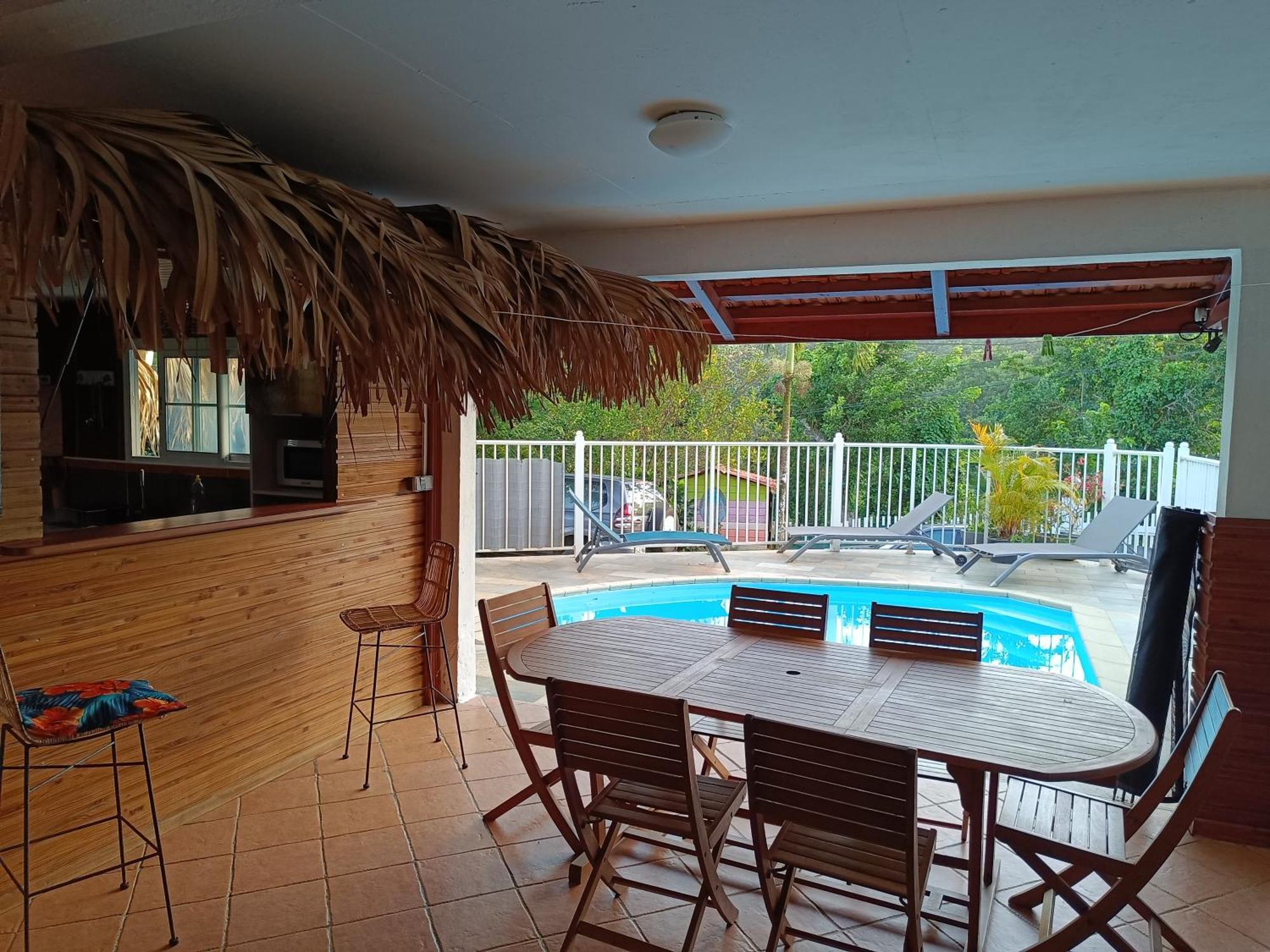 Douceur Des Hauteurs Bas De Villa, Piscine Privee Sainte-Luce Bagian luar foto